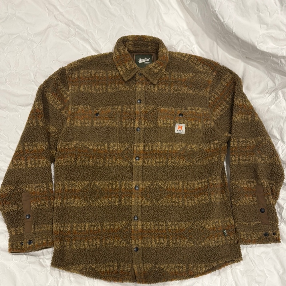 Howler Brothers Brown Lightweight Shirt Jacket